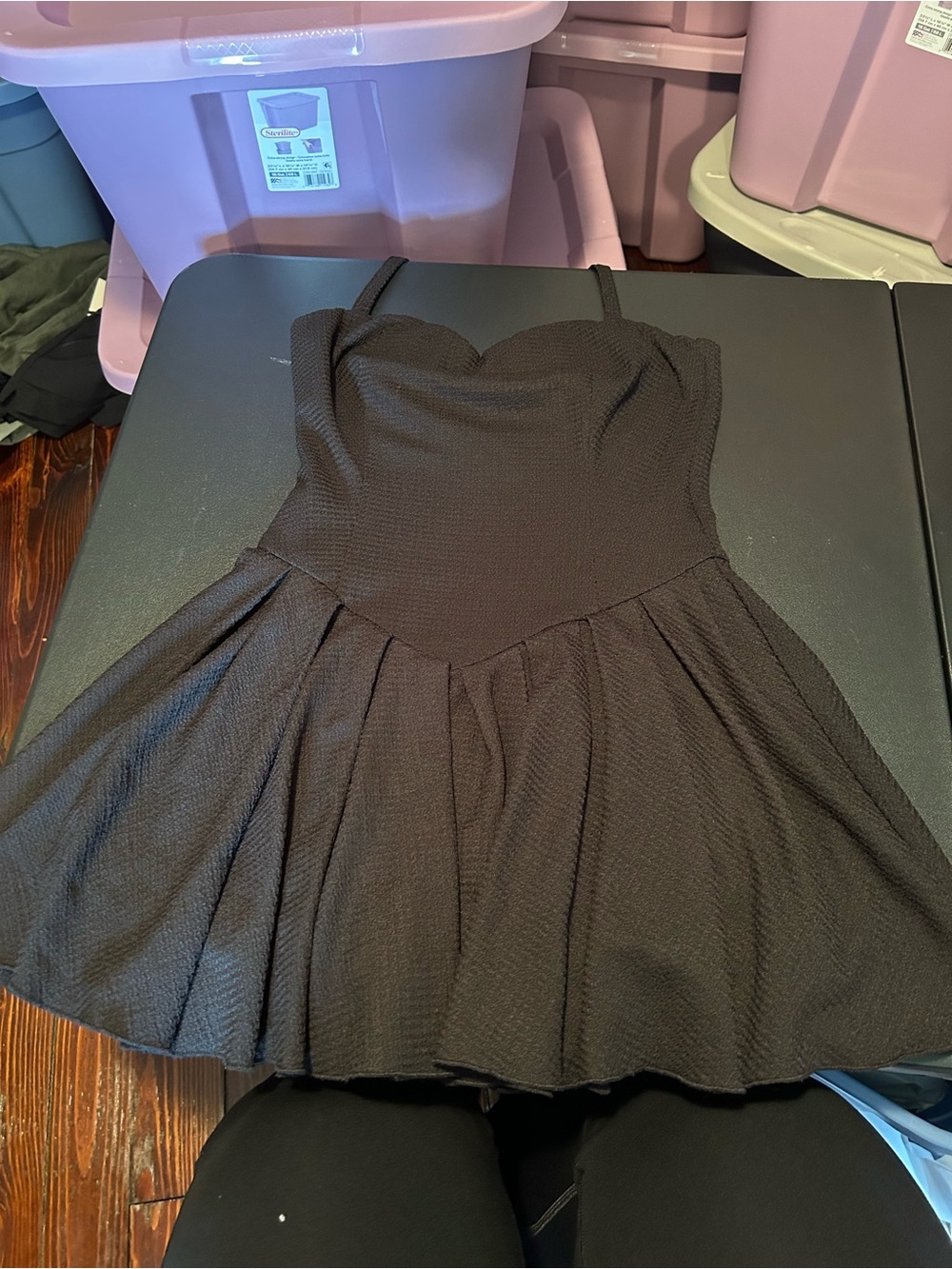 Dolls kill Current Mood black halter mini dress , size M